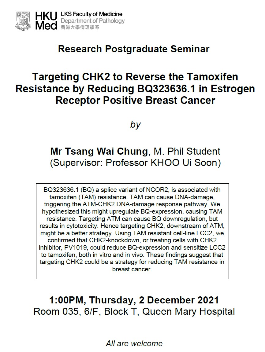 Research Postgraduate Seminar 2.12.2021